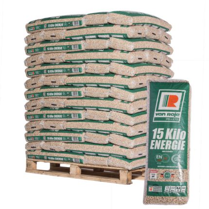 Palette de 975 kg : Pellets VAN ROJE (65 Sacs de 15 kg — Le Sommet du Granulé Allemand)