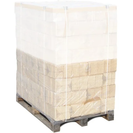 Demi-Palette 480 kg Briquettes de Bois de Mélèze RUF (Pouvoir Calorifique Record >5,6 kWh/kg - Certifiées DINplus)