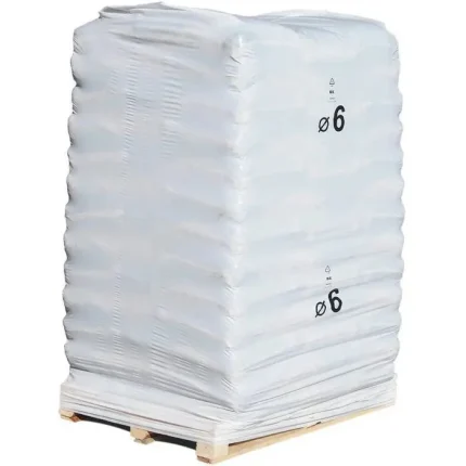 Palette de 975 kg : Pellets OLIMP 6 mm (65 Sacs de 15 kg — Sciure Pure de Conifères DINplus & ENplus A1)