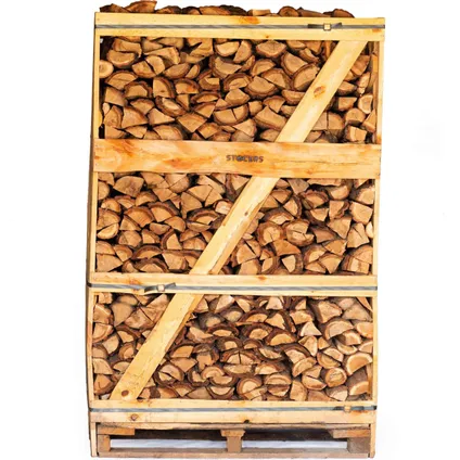 Bois de Chauffage en Chêne STOCERS : Grande Palette de 1,8 m³ (700 kg) – Bûches de 25 cm